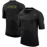 Black Youth Theo Johnson New York Giants Limited 2020 Salute To Service Retired Jersey