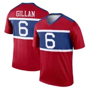 Red Youth Jamie Gillan New York Giants Legend Century Alternate Jersey