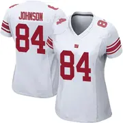 White Women's Theo Johnson New York Giants Game Jersey